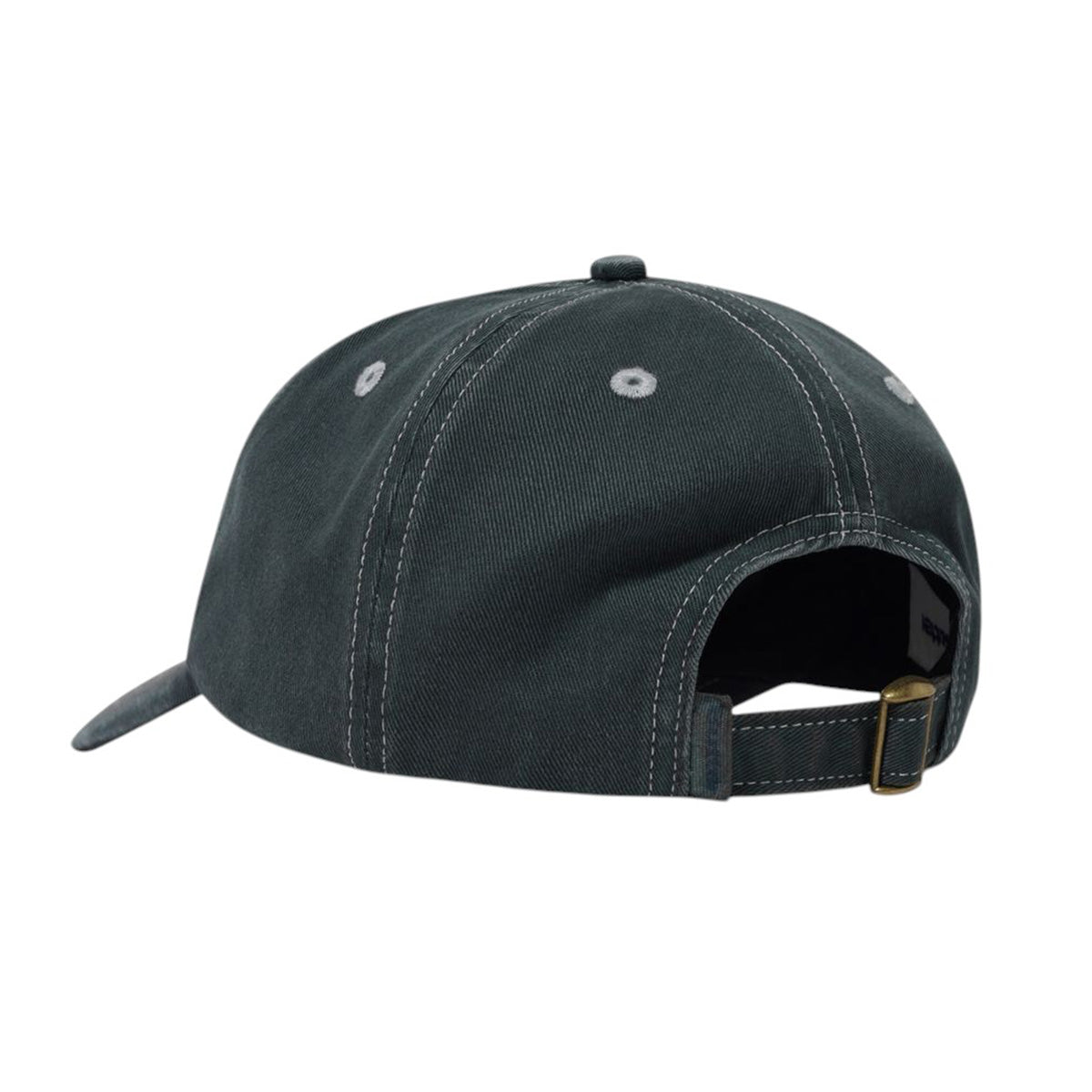 Butter Goods Rounded Logo 6 Panel Cap Washed Black Back