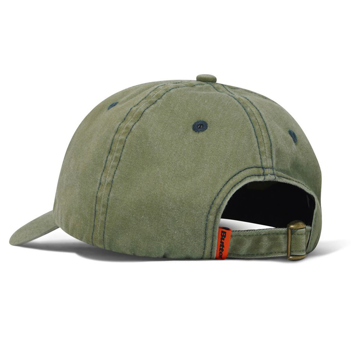 Butter Goods Rounded Logo 6 Panel Cap Washed Pear Back