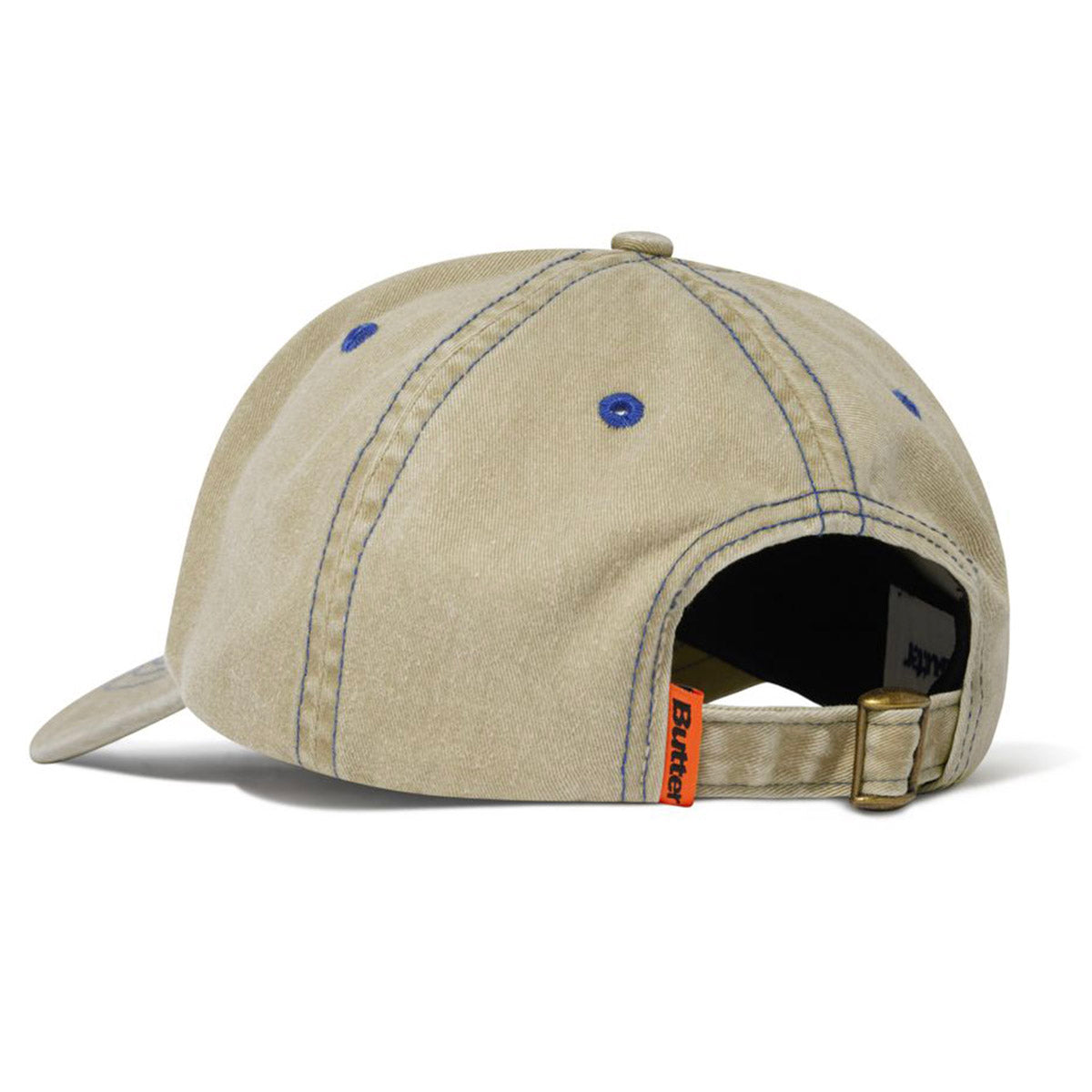 Butter Goods - Rounded Logo 6 Panel Cap Washed Sand.