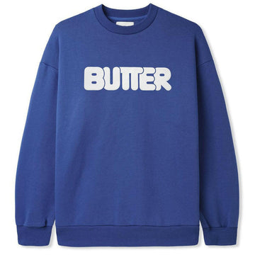 Butter Goods - Rounded Logo Crew Marine Blue.