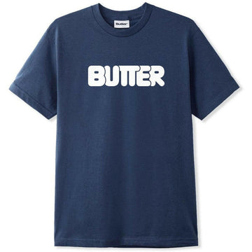Butter Goods - Rounded Logo Tee Denim.