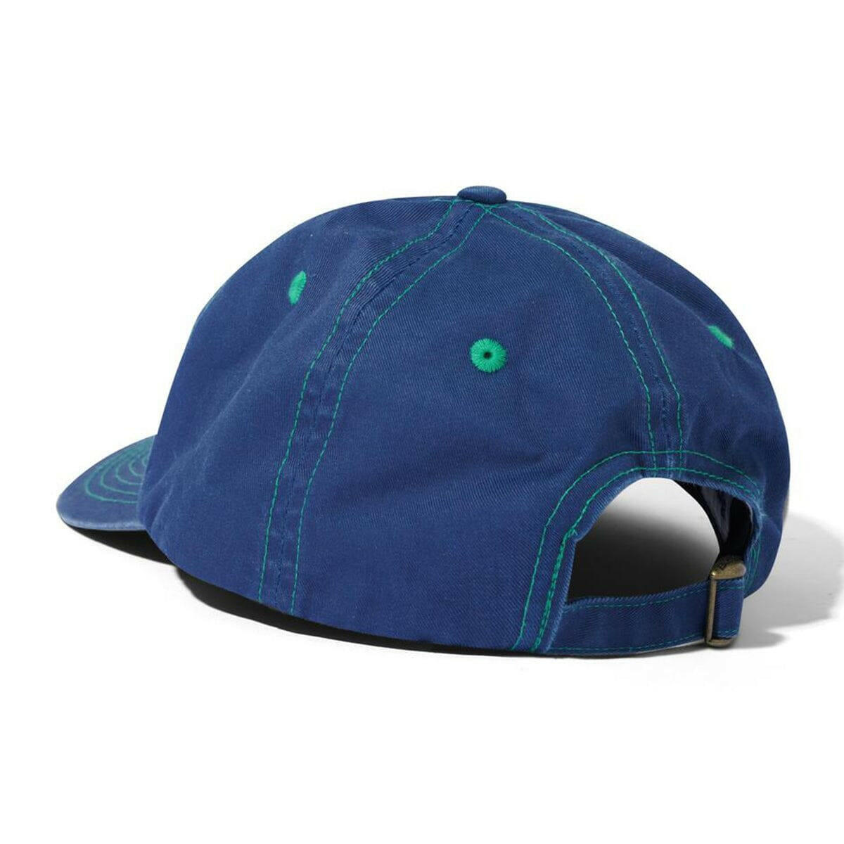 Butter Goods - Rounded Logo 6 Panel Cap Navy.