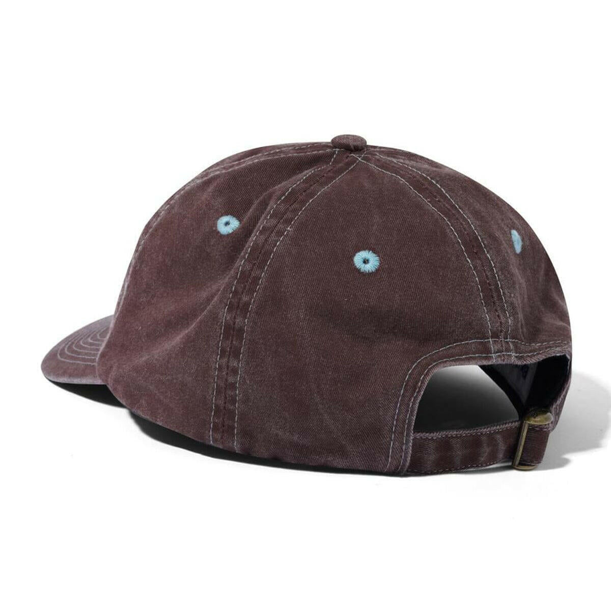 Butter Goods - Rounded Logo 6 Panel Cap Redwood.