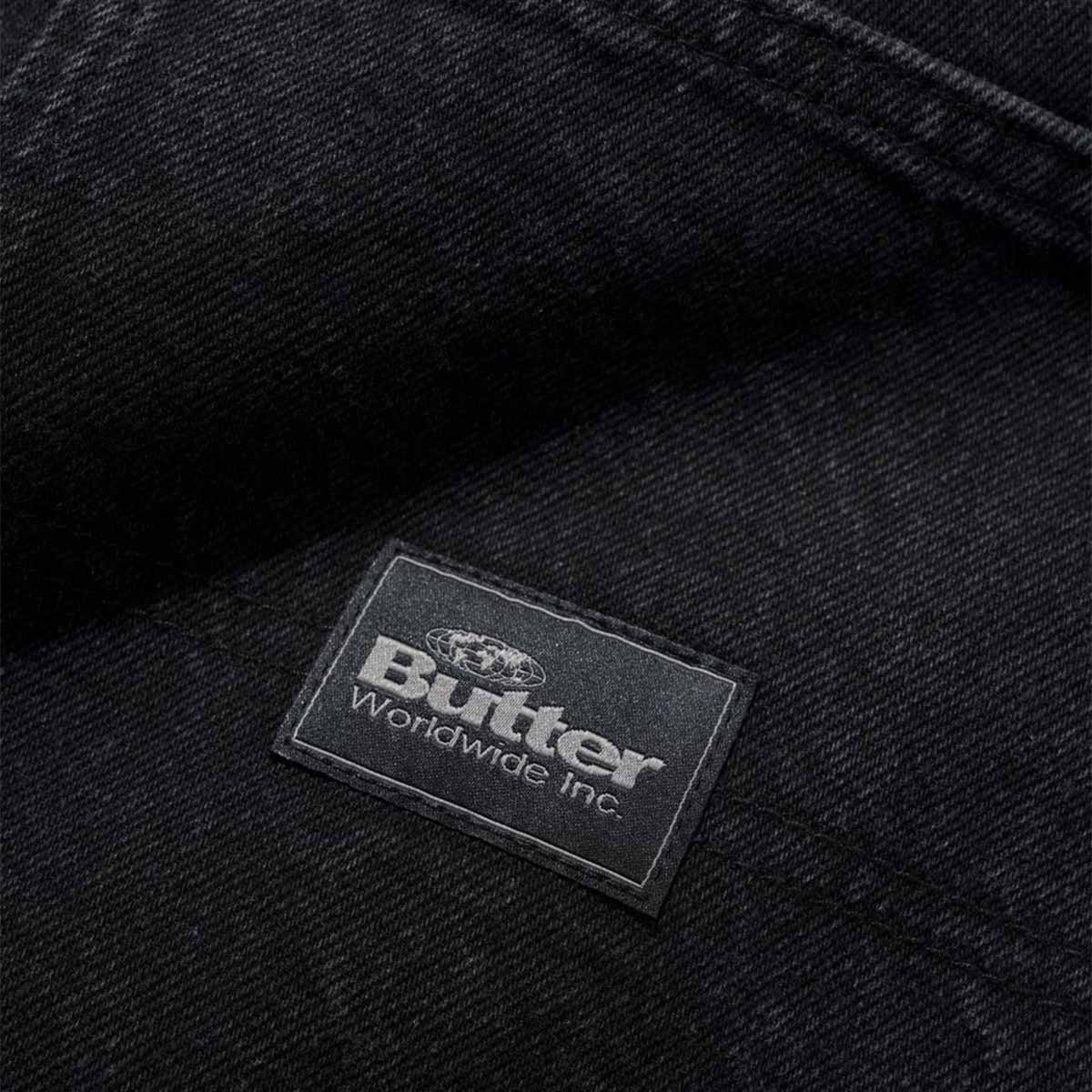 Butter Goods Santosuosso Denim Jeans Flat Black Back Pocket Detail