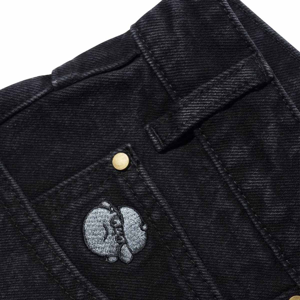 Butter Goods Santosuosso Denim Jeans Flat Black Front Pocket Detail