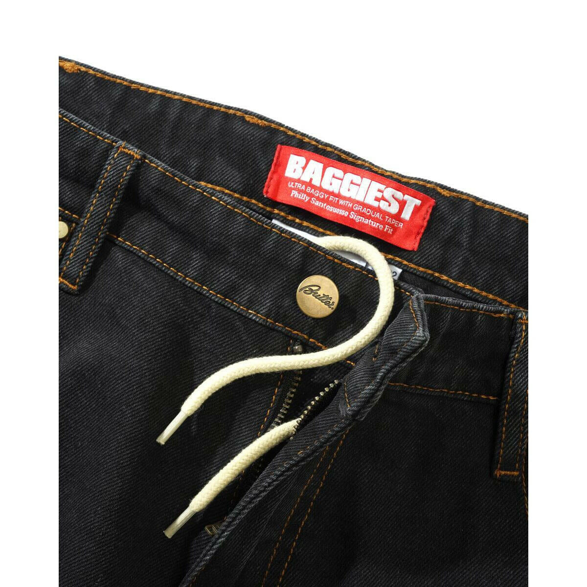 Butter Goods - Santosuosso Denim Jeans Washed Black.
