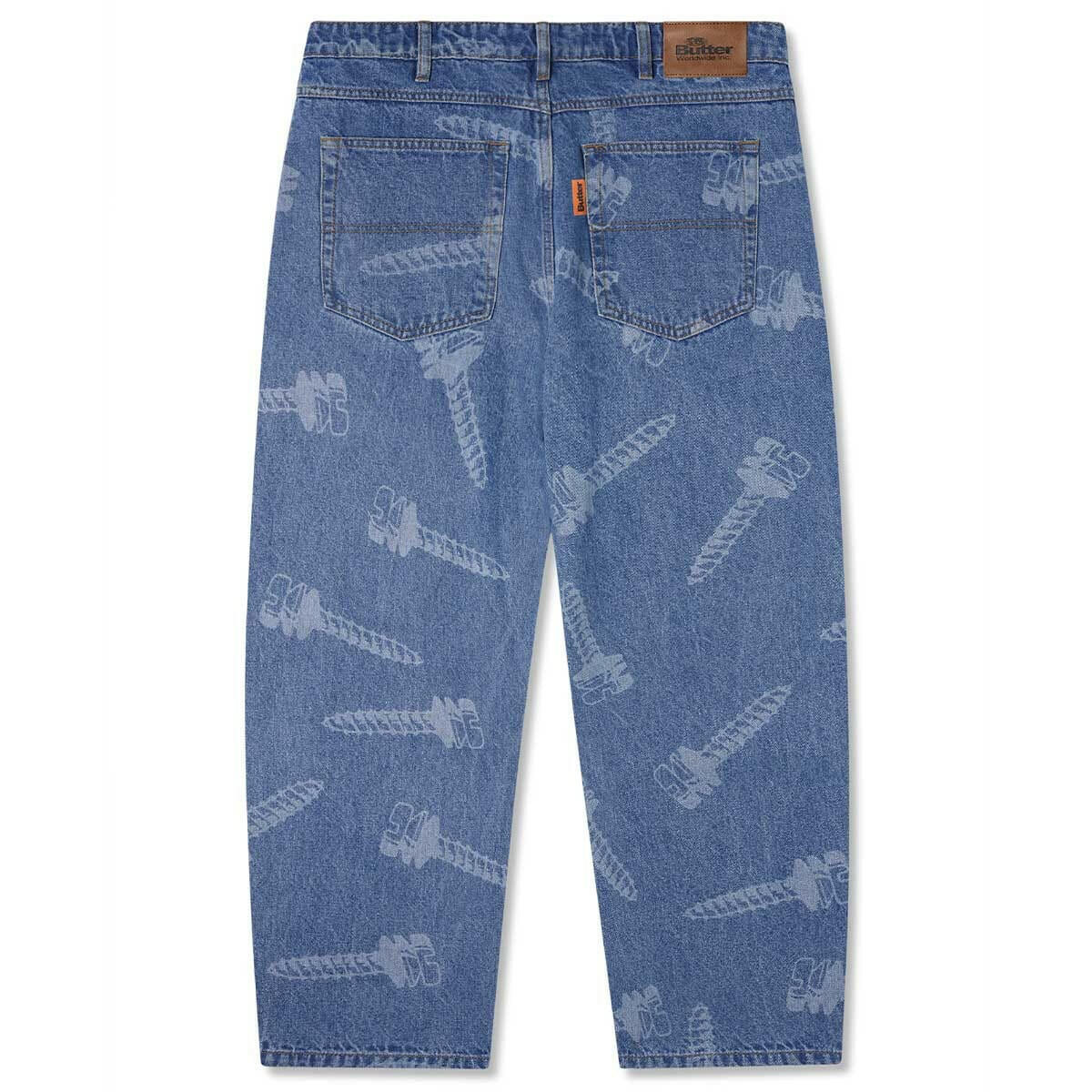 Butter Goods - Screw Denim Jeans Washed Indigo.