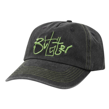 Butter Goods - Scribble 5 Panel Cap Washed Black.