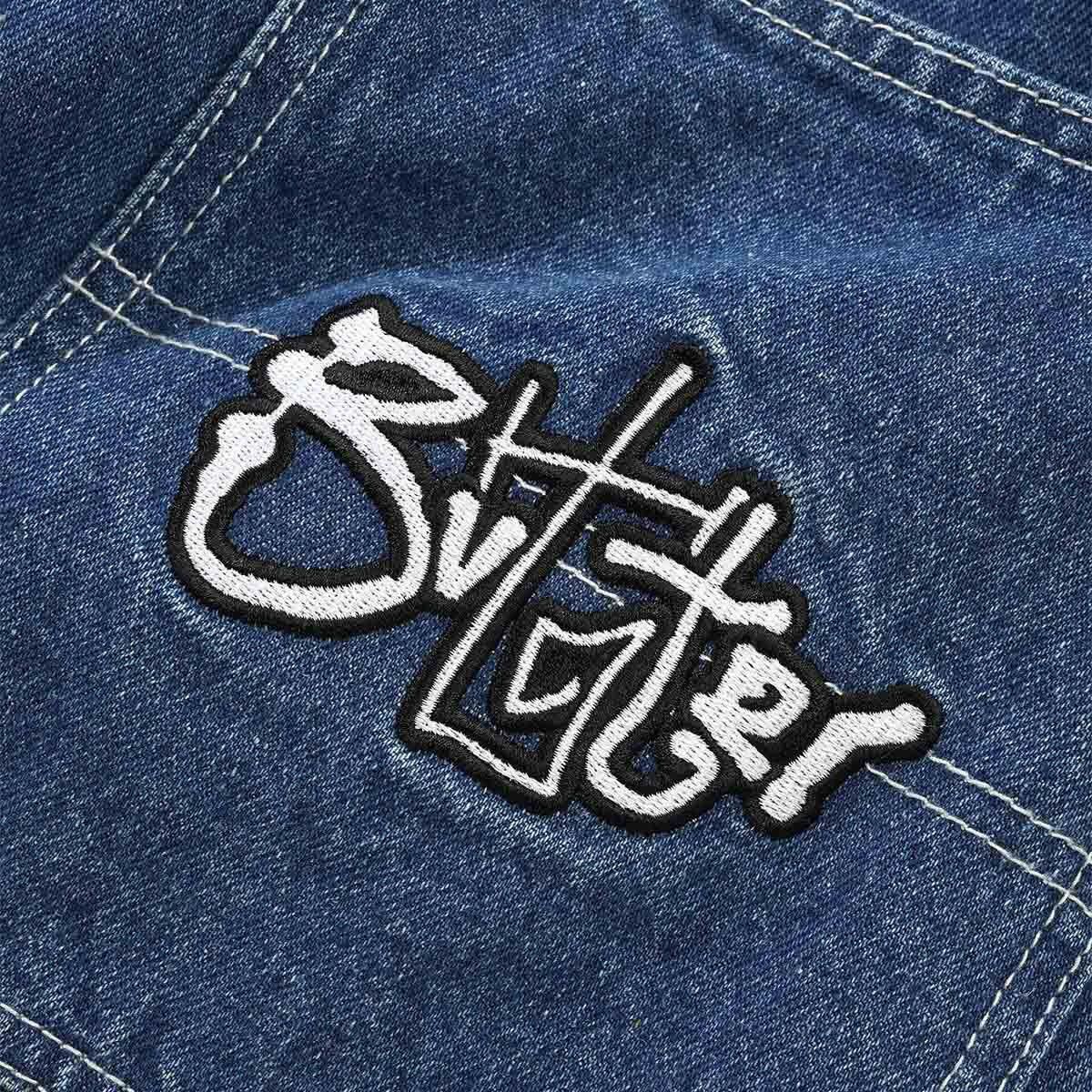 Butter Goods - Scribble Denim Jeans Mid Blue.