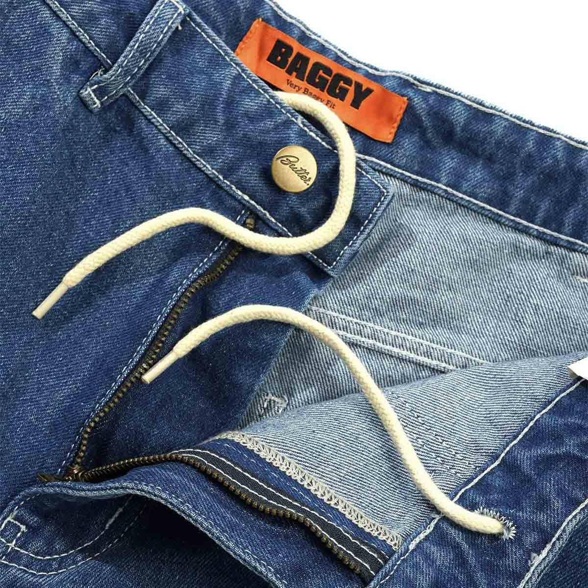 Butter Goods - Scribble Denim Jeans Mid Blue.