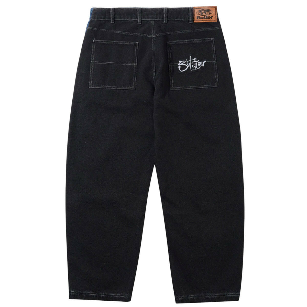Butter Goods - Scribble Denim Jeans Washed Black.