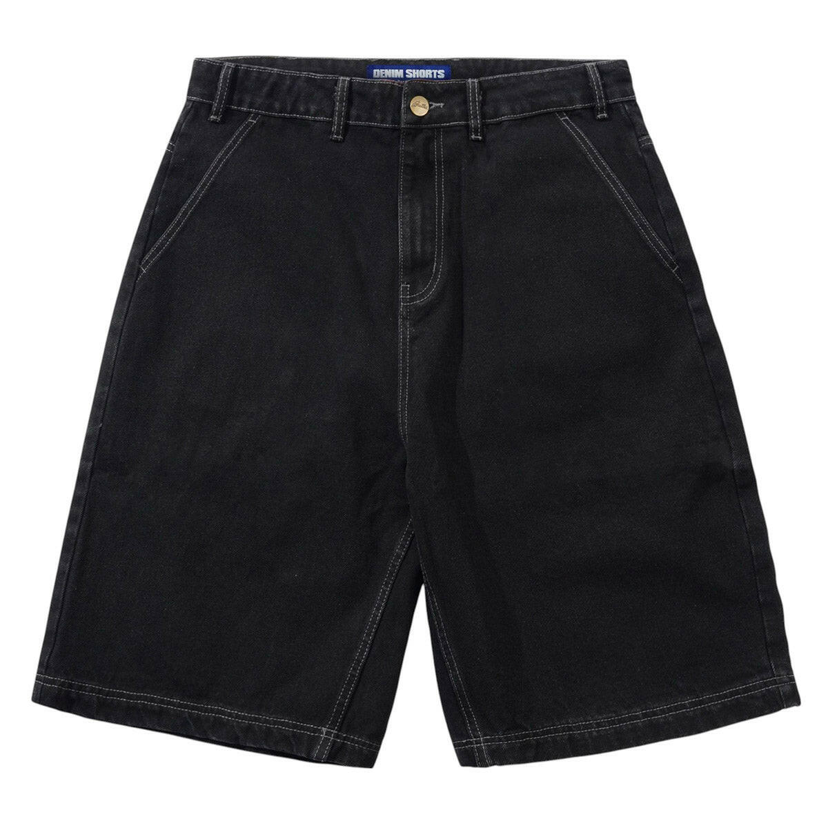 Butter Goods - Scribble Denim Shorts Washed Black.