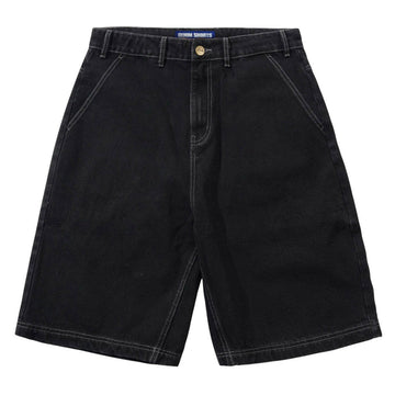 Butter Goods - Scribble Denim Shorts Washed Black.