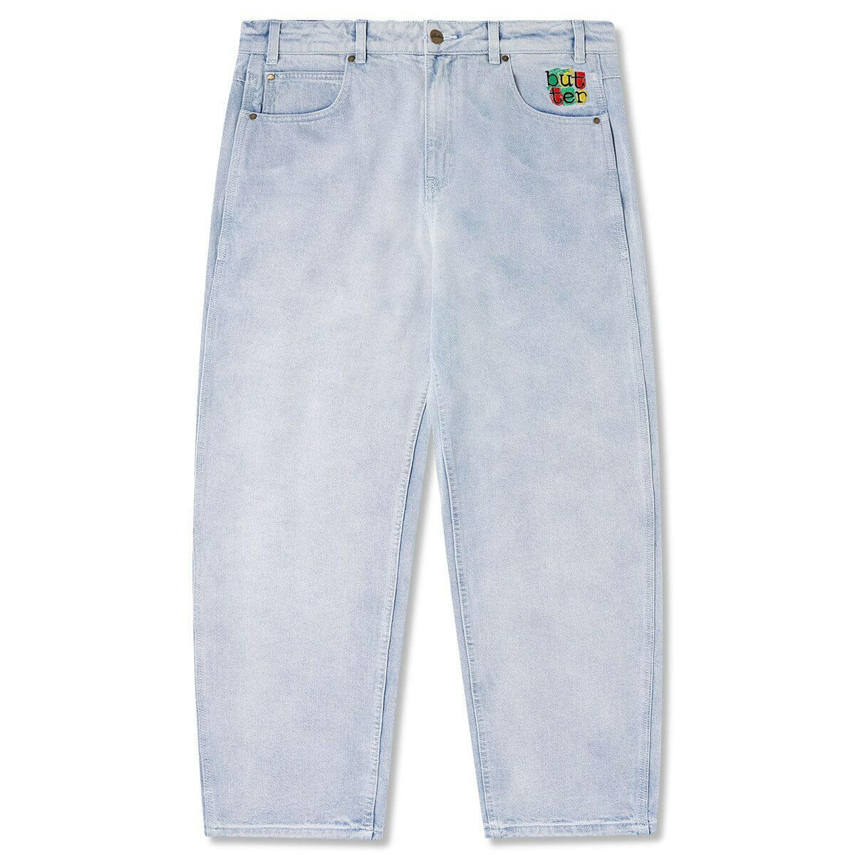 Butter Goods - Scribble Denim Jeans Light Blue.