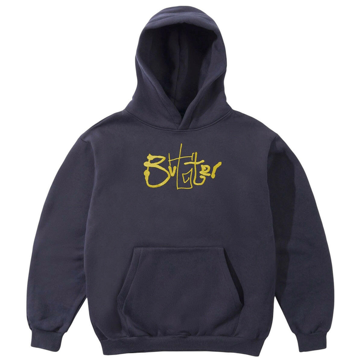 Butter Goods - Scribble Hoodie Lead Blue.