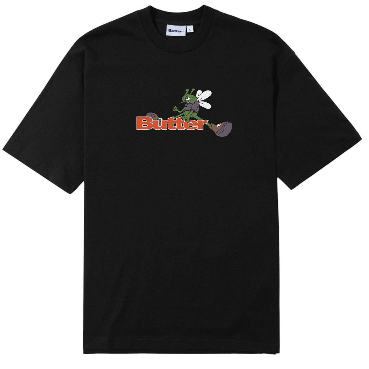 Butter Goods - Skeeter Logo Tee Black.