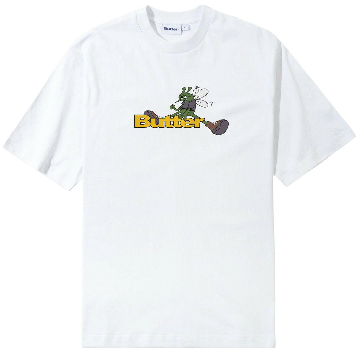 Butter Goods - Skeeter Logo Tee White.