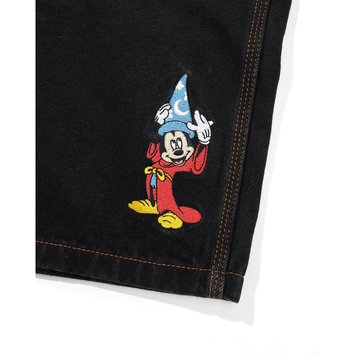 Butter Goods - Sorcerer Baggy Denim Shorts Washed Black.