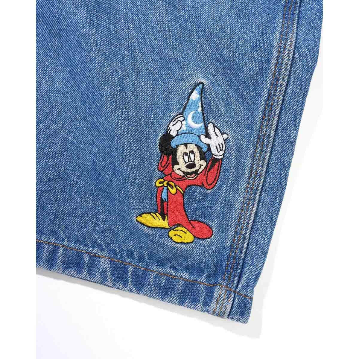 Butter Goods - Sorcerer Baggy Denim Shorts Washed Indigo.