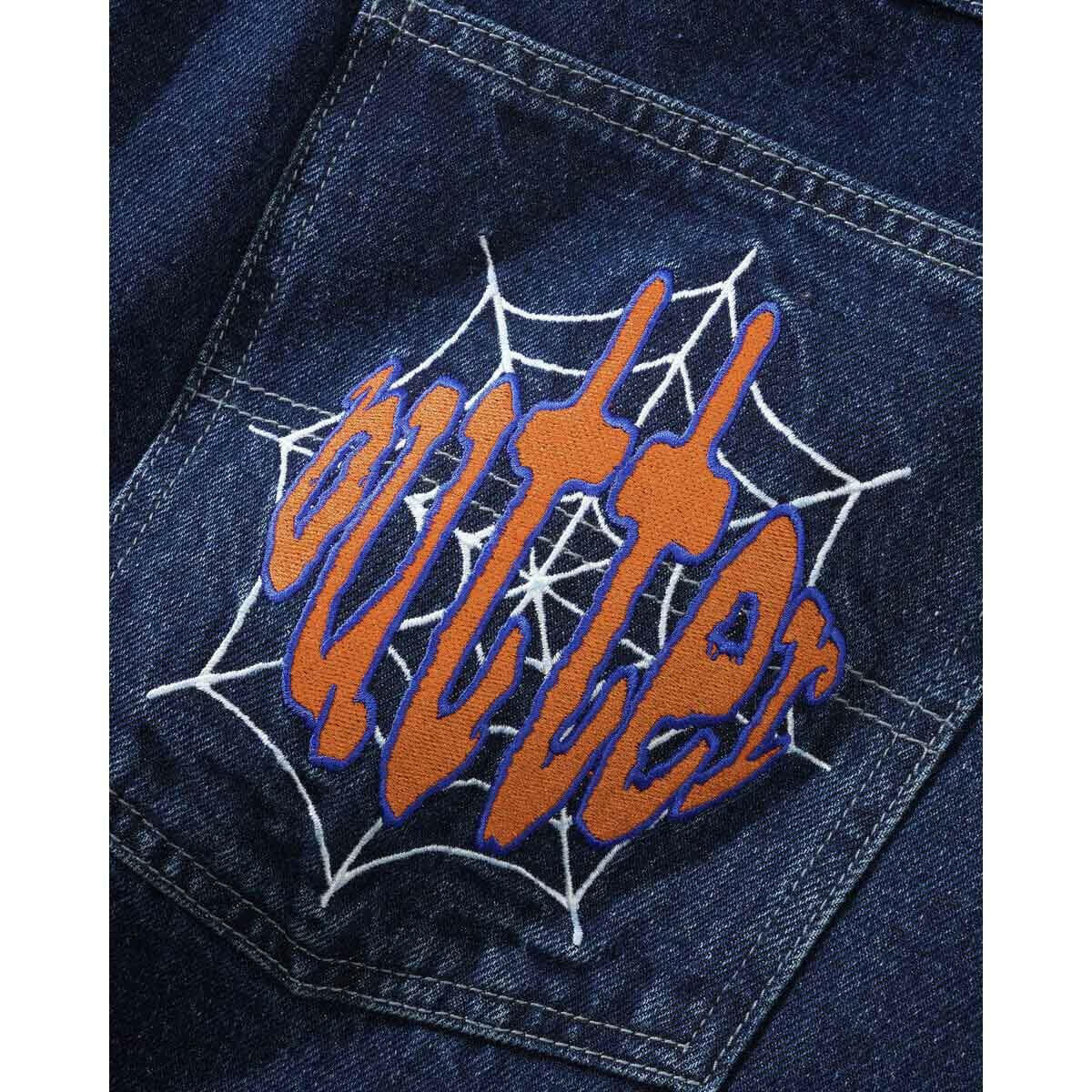 Butter Goods - Spider Denim Jeans Dark Indigo.