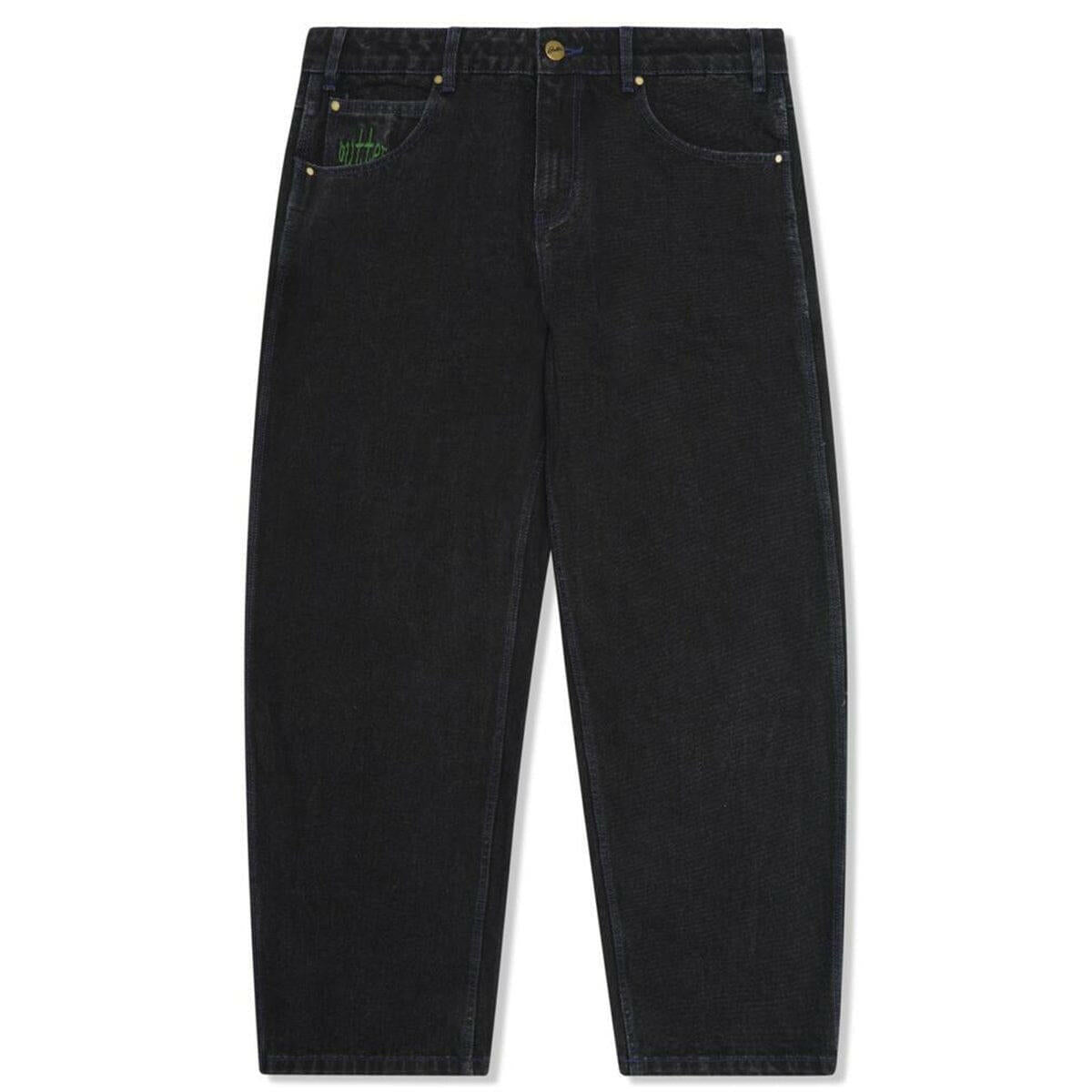 Butter Goods - Spider Denim Jeans Washed Black.