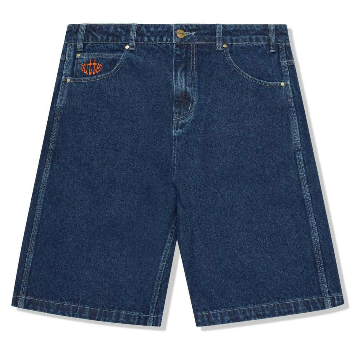 Butter Goods - Spider Denim Shorts Dark Indigo.