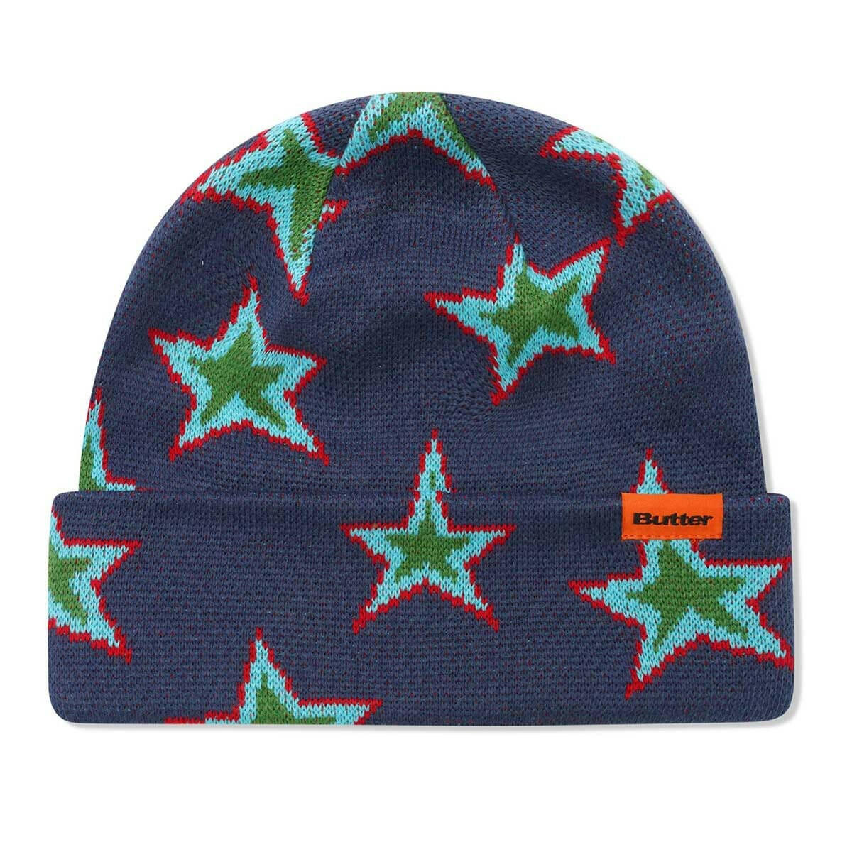 Butter Goods - Star Beanie Navy.