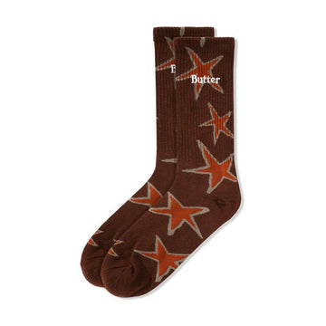 Butter Goods - Star Socks Oak.