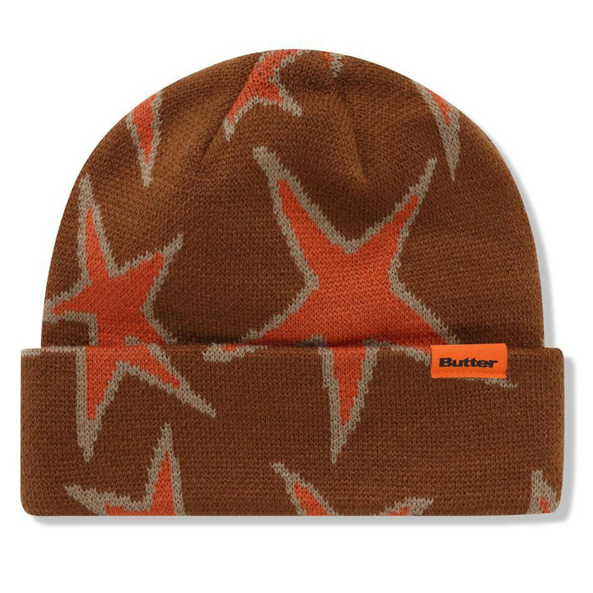 Butter Goods - Stars Cuff Beanie Oak.