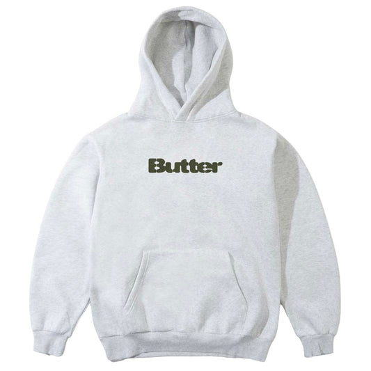 Butter Goods Stencil Logo Hoodie Ash