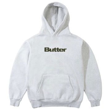 Butter Goods Stencil Logo Hoodie Ash