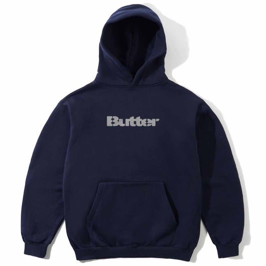Butter Goods - Stencil Logo Hoodie Navy