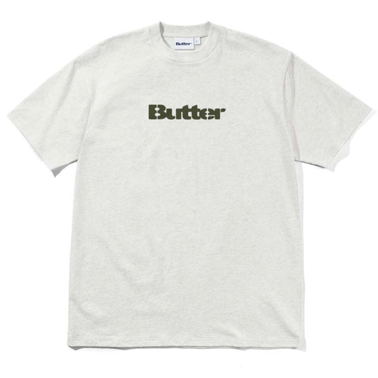 Butter Goods Stencil Logo Tee Ash
