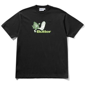 Butter Goods - Steppin' Logo Tee Black