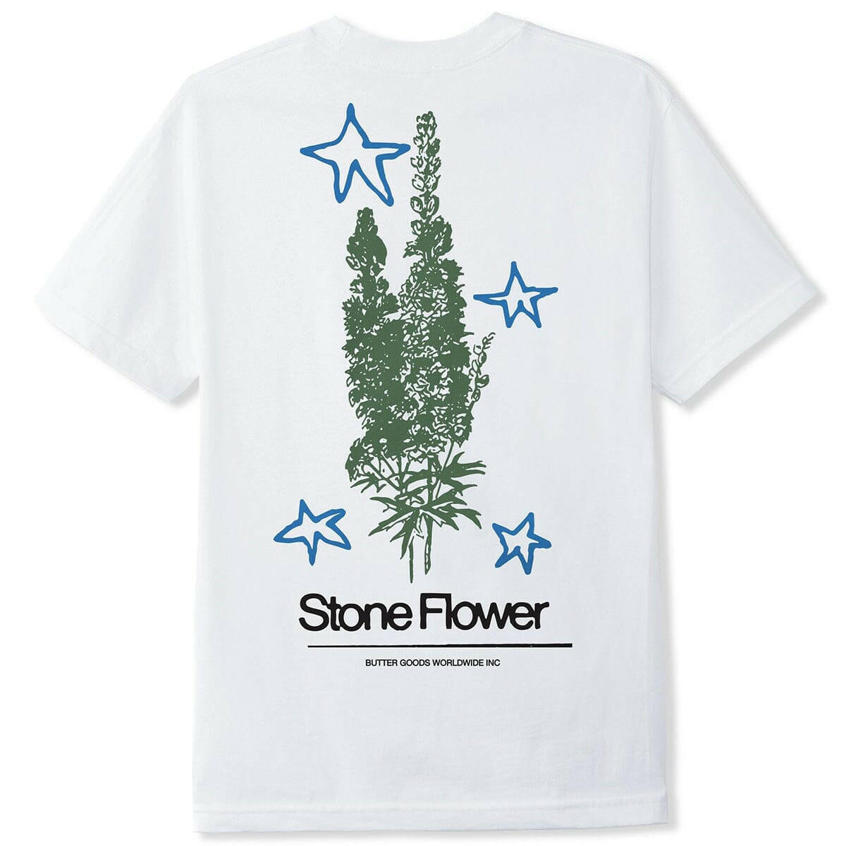 Butter Goods - Stone Flower Tee White.