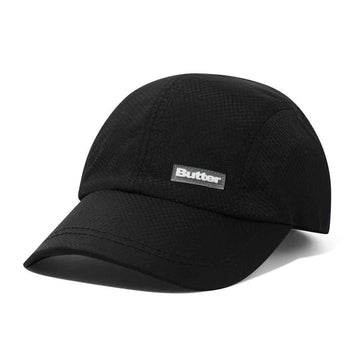 Butter Goods Stride 4 Panel Cap Black Front