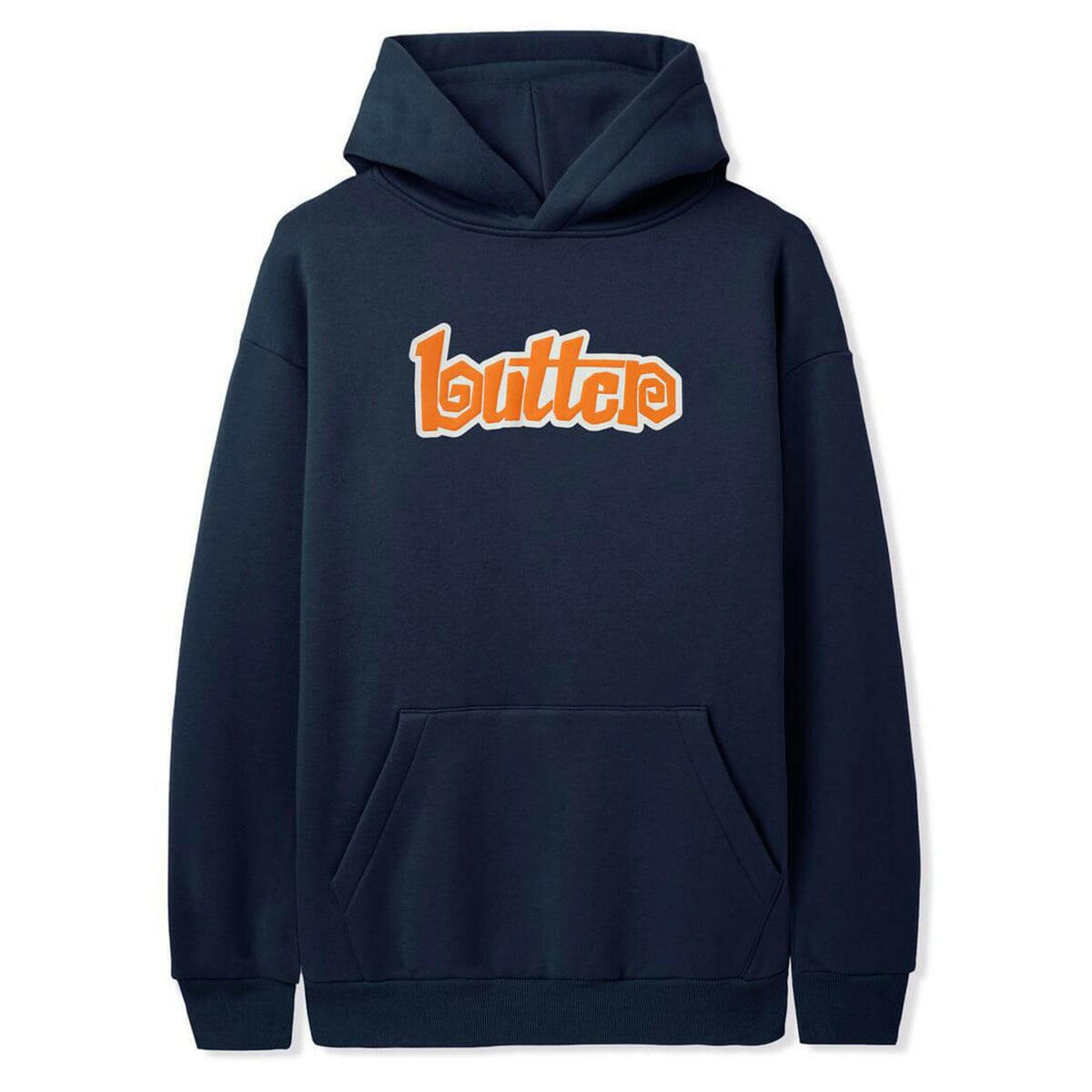 Butter Goods - Swirl Hoodie Navy.