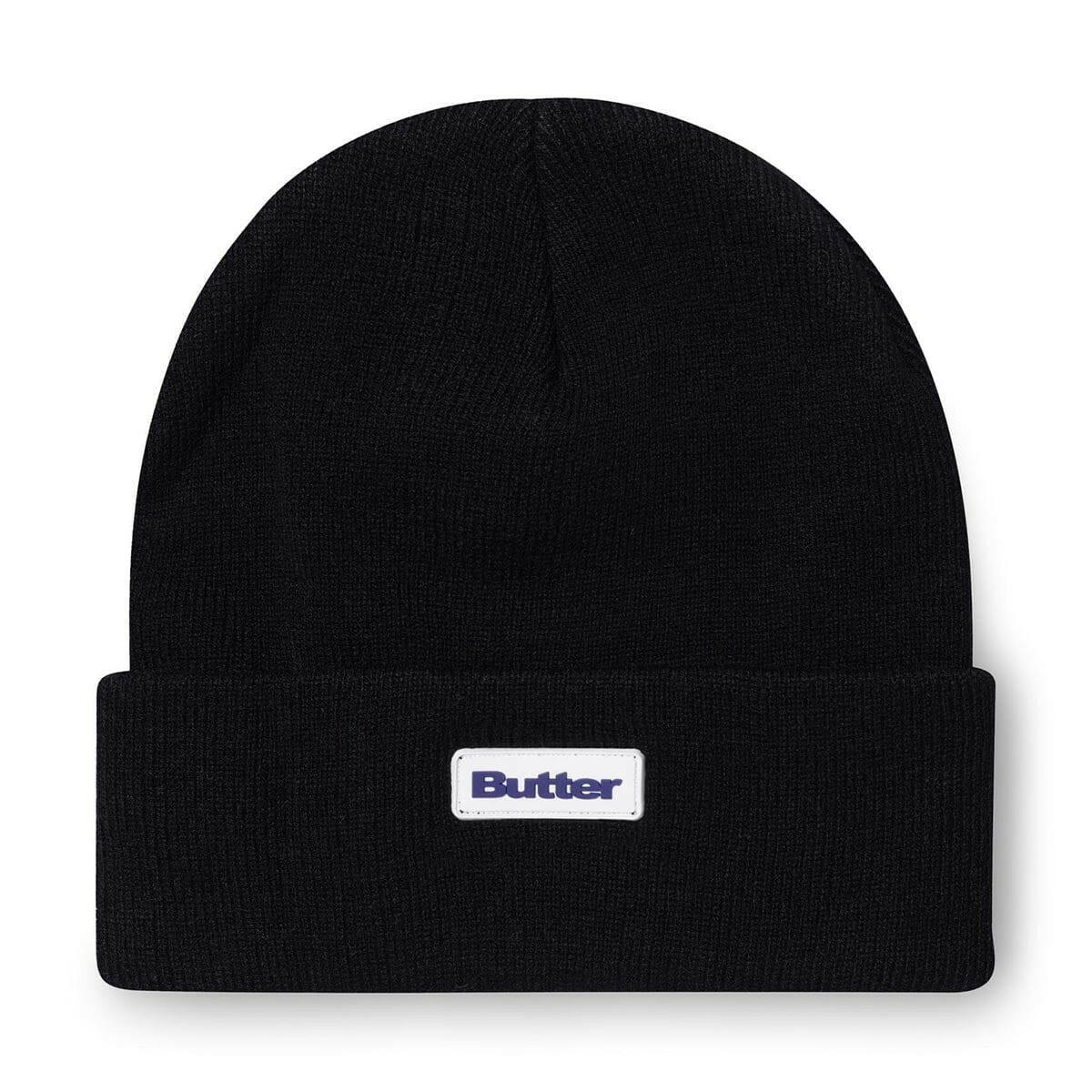 Butter Goods - Tall Cuff Beanie Black.