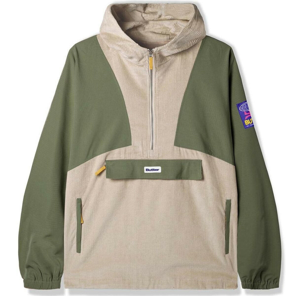 Butter Goods - Terrain Corduroy Jacket Khaki/Sage.