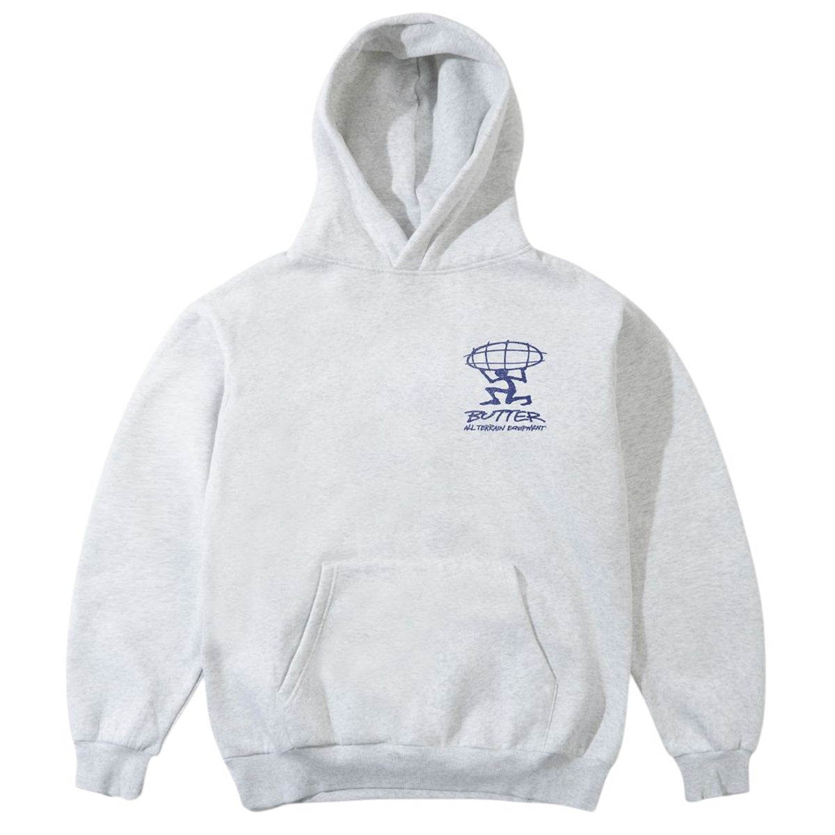 Butter Goods Terrain Hoodie Ash Front