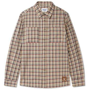 Butter Goods - Terrain Plaid L/S Shirt Sand.