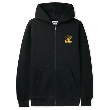 Butter Goods - Terrain Zip Hoodie Black.