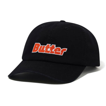 Butter Goods Transit 6 Panel Cap Black