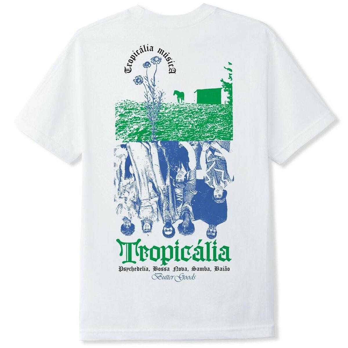 Butter Goods - Tropicalia Tee White.