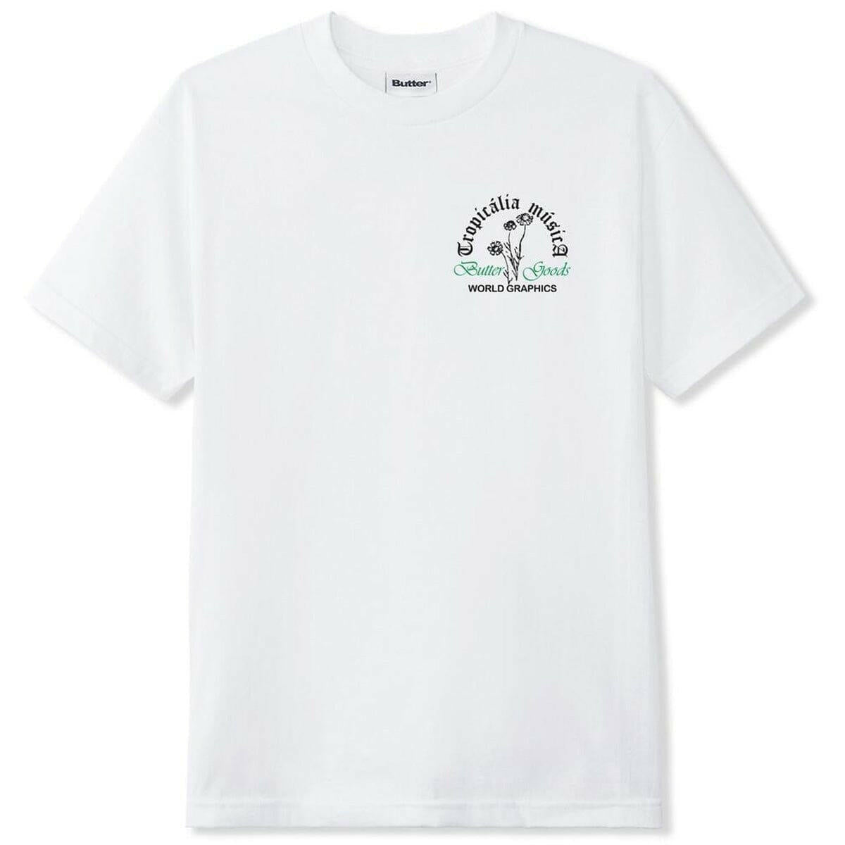 Butter Goods - Tropicalia Tee White.