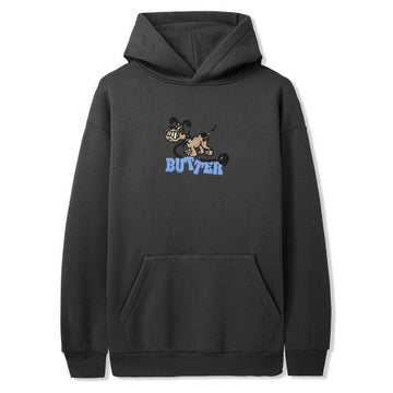 Butter Goods - Unleash Hoodie Washed Black.