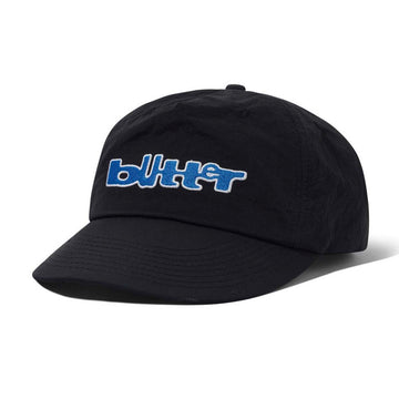 Butter Goods Warped 5 Panel Cap Black Front