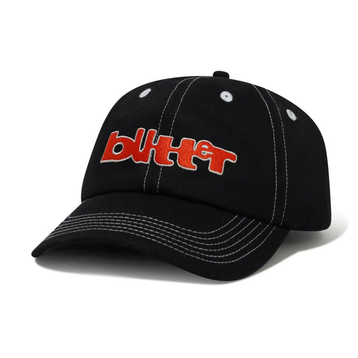 Butter Goods - Warped 6 Panel Cap Black.