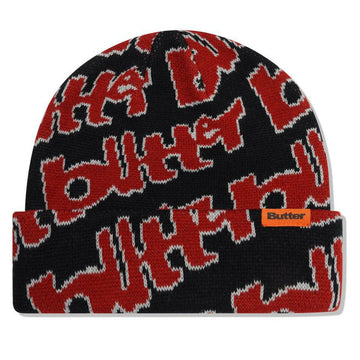 Butter Goods - Warped Beanie Black.