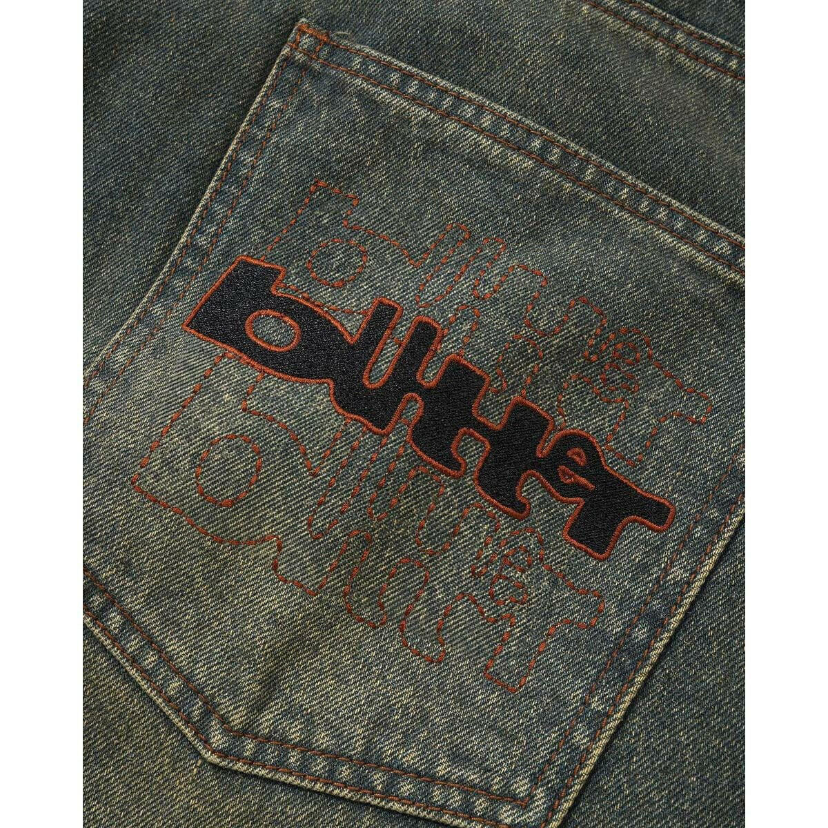 Butter Goods - Warped Denim Shorts Dirty Wash Indigo.